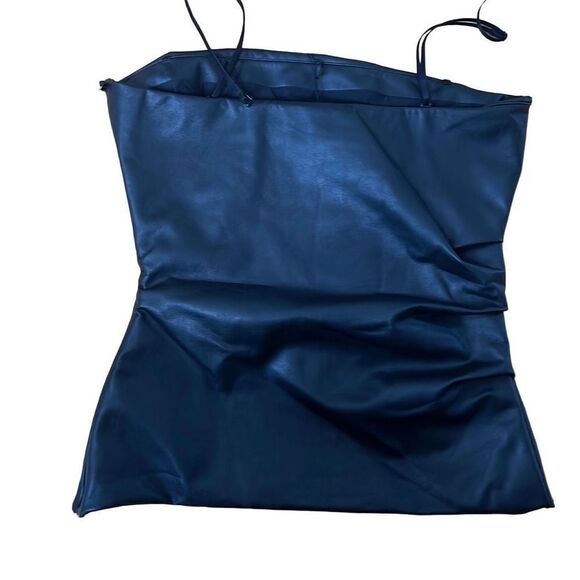 NWT Wolford Edie Corsage Tube Top Faux Leather - Picture 9 of 16